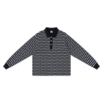Logo Stripe Rugby (Black)