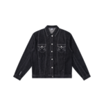 Hardline Denim Jacket (Black / White)