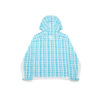 Asymmetrical Plaid Softshell (Blue)