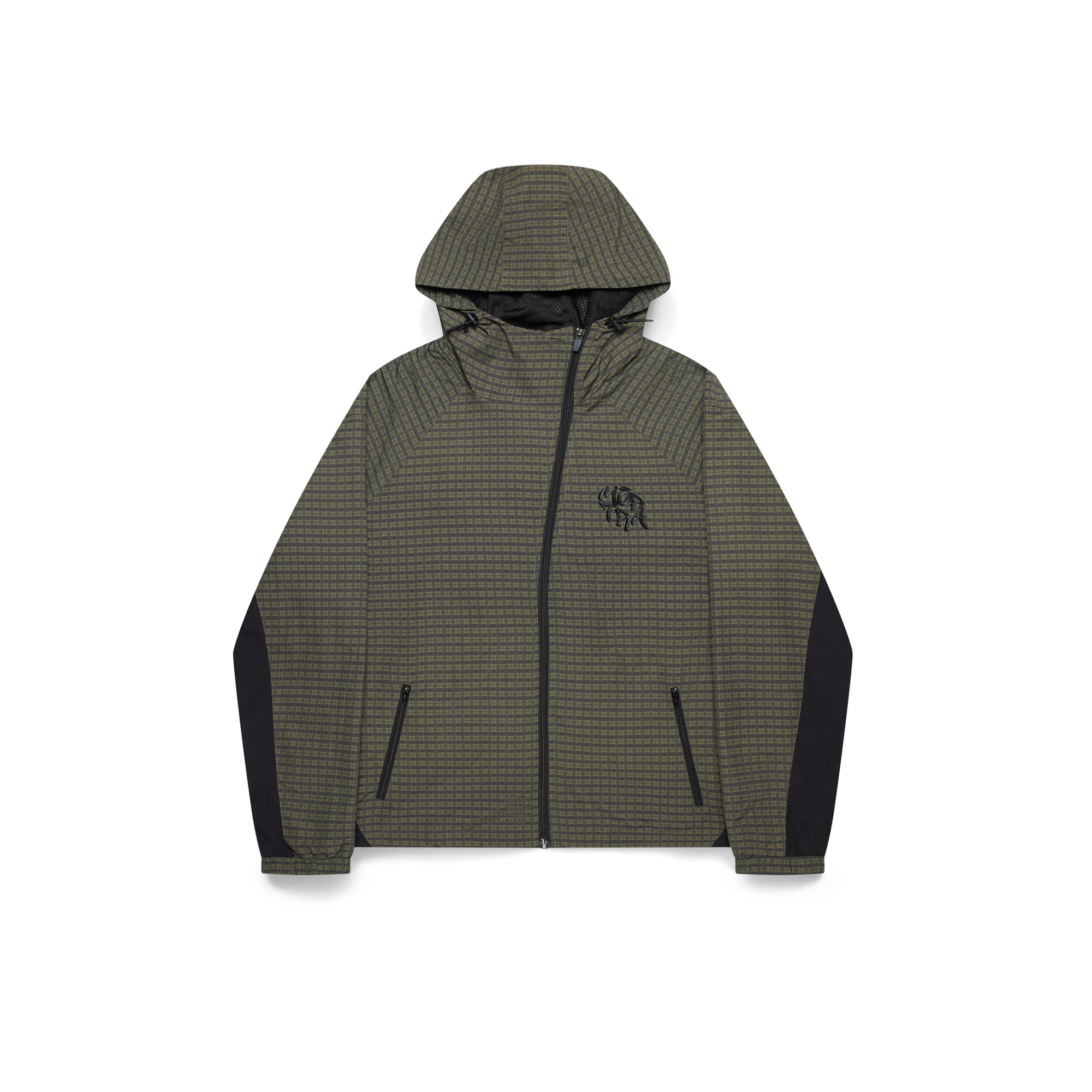 greenplaid Asymmetrical Plaid Softshell (Green)