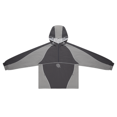 Nylon Track Jacket (Grey / Grey)